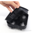 custom square black silicone ice ball making mold